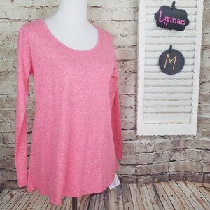 Pink Cotton Blend Lynnae Tee